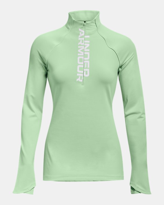 Women's ColdGear® ½ Zip in Green image number 4